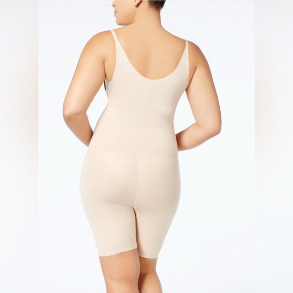 SPANX Shapewear 10021P Thinstincts Open-Bust Mid-Thigh Bodysuit Nude size 2X - Picture 15 of 15